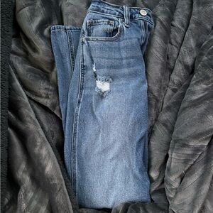 Hollister Distressed Mom Jeans